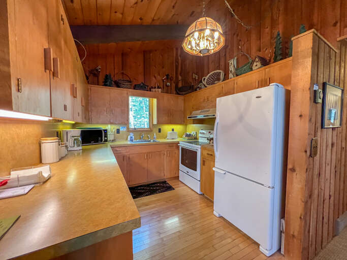 Enjoy all of the counter space the kitchen has to offer.