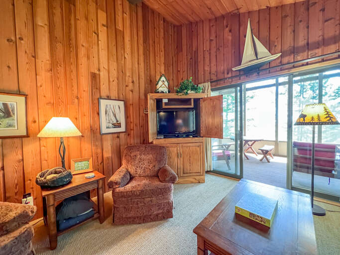 Enjoy the TV and DVD player during y our stay.