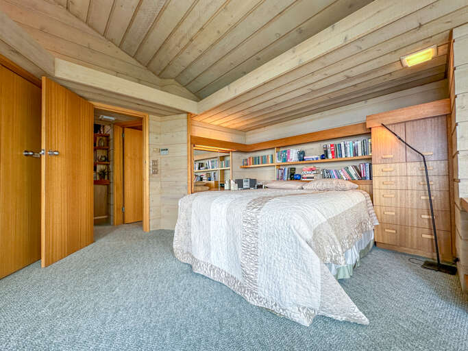 Bedroom 1 has a queen bed.