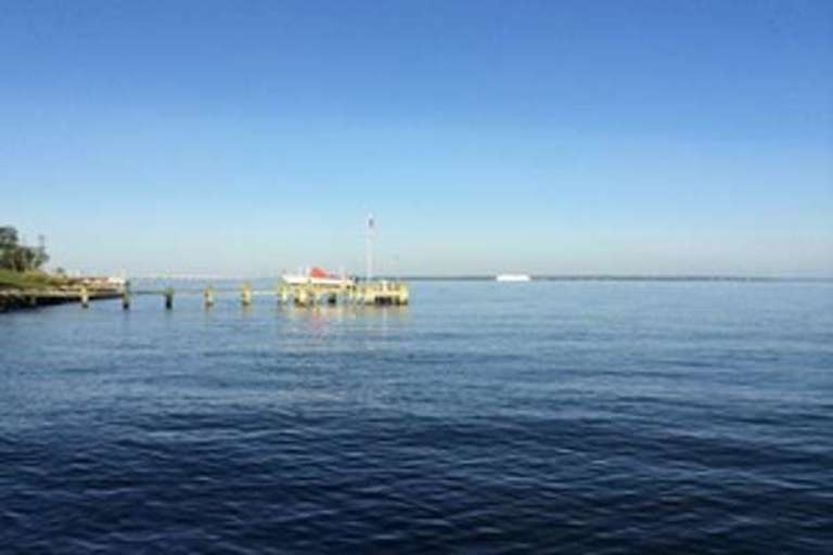 Shipping channel view off dock
