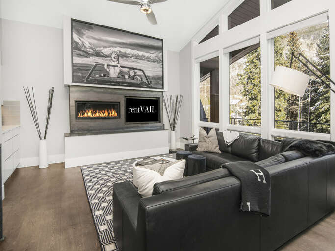 Living Room w/ Fireplace