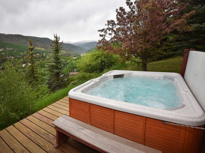 Private Hot Tub on Lower Level