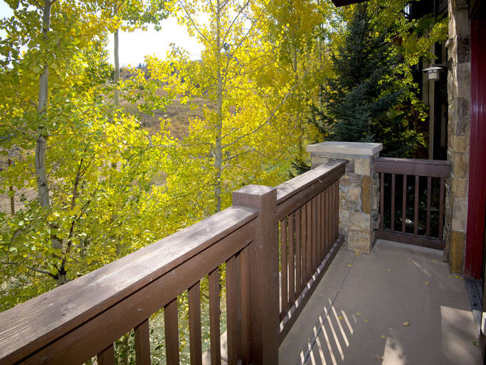 Deck w/ View Of Chair Lift
