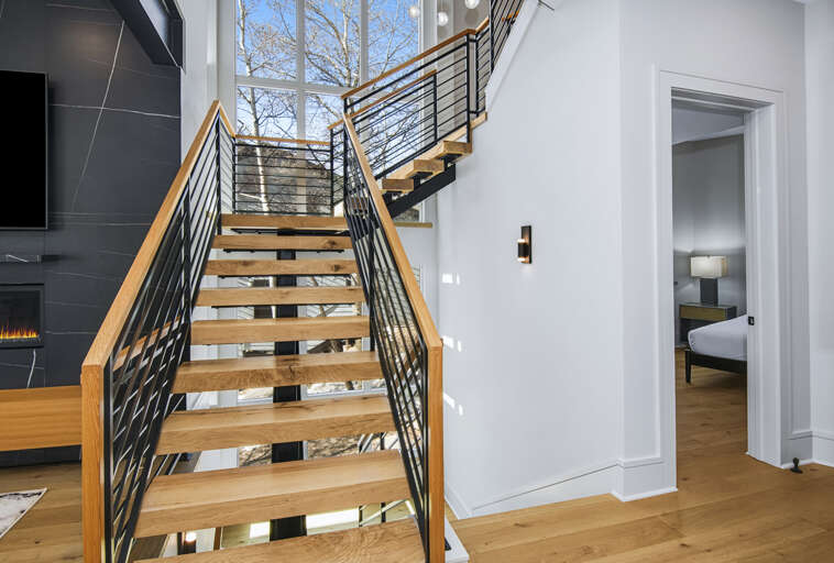 Staircase down to main level