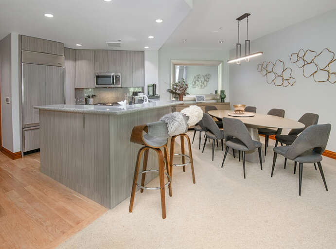 Counter Seating & Dining Area