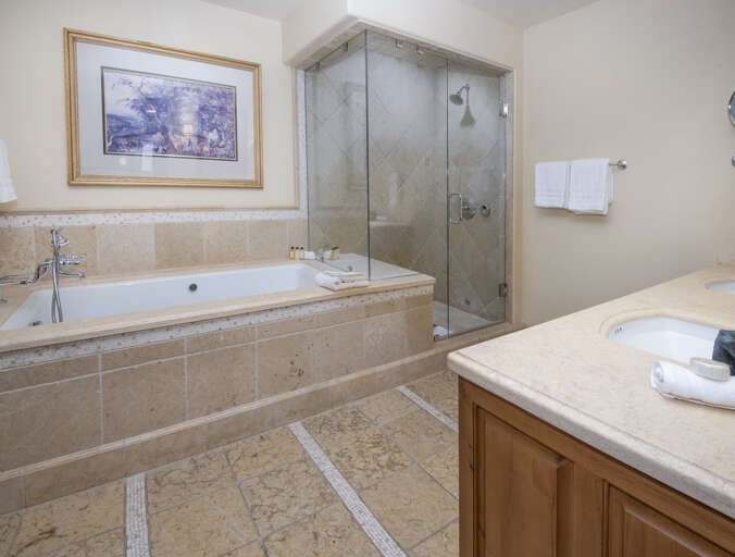 Bedroom 2 Bathroom W/Jacuzzi Tub & Shower
