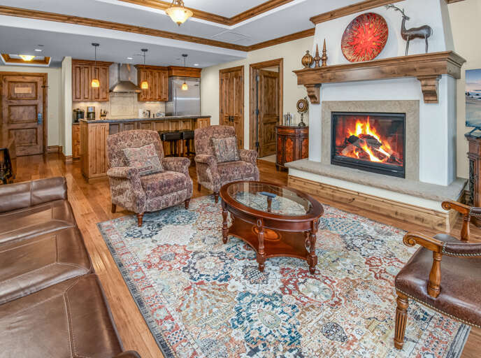 Living Room View Of Kitchen