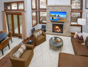 Living room view from above