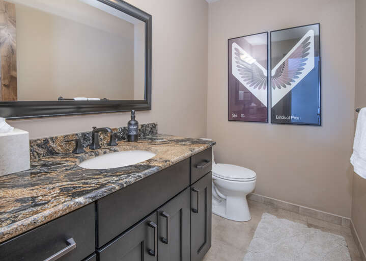 Powder Room on Main Level Powder Room on Main Level