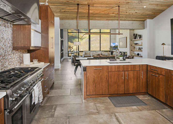 Living Room View from Kitchen