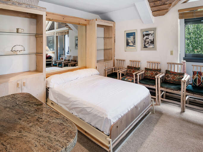 Queen Murphy Bed in Common Area