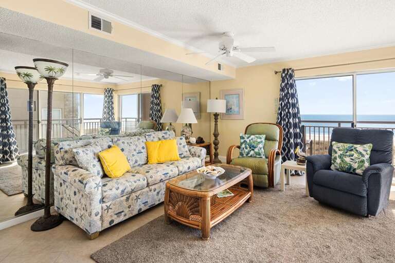 Seaside Sitting Space With Sofas And Sea View