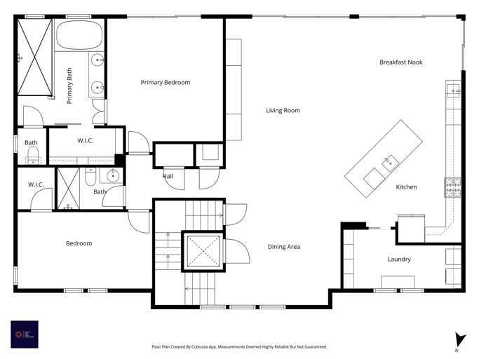 Blueprint Of Spacious Vacation Rental, Detailed Layout With Labeled Rooms