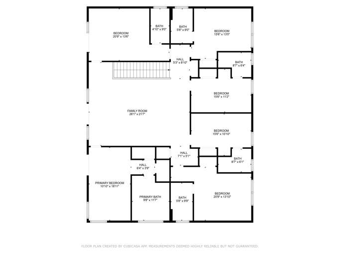 Black-and-white Building Blueprint With Labeled Rooms And Dimensions
