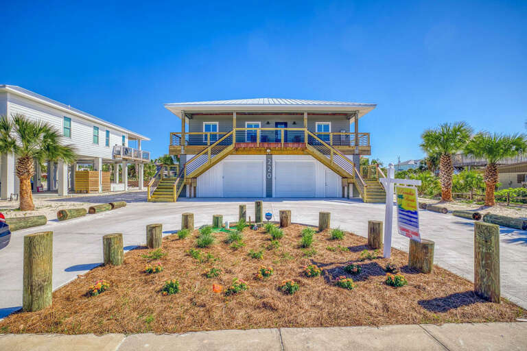 Raised Beach House With Parking Underneath