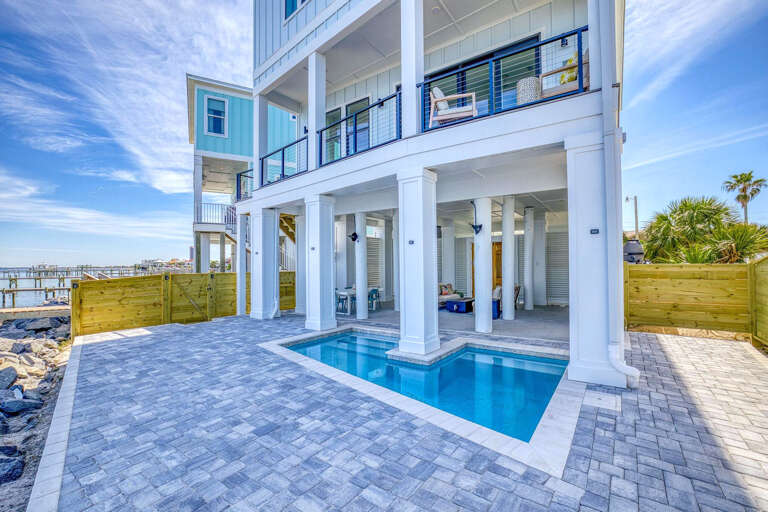 Beachfront Property With Pool