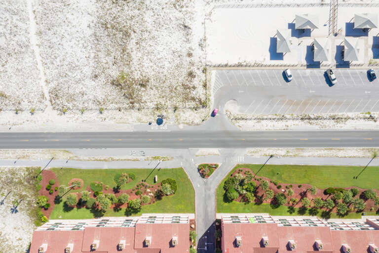 View from above the complex