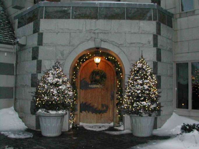 Front door winter Front door winter