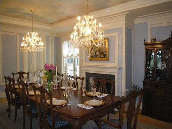 Wedgewood dining room with sunset ceiling with recessed ligh Wedgewood dining room with sunset ceiling with recessed ligh