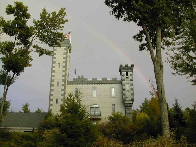 West view with rainbow West view with rainbow