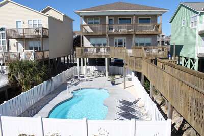 View of House and pool from walkway