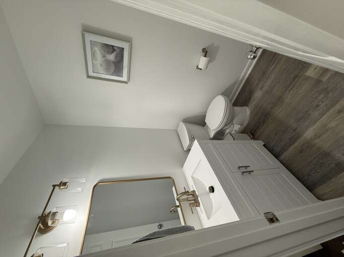 private half bath - bedroom 1