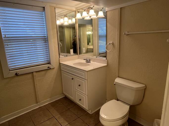 ground level bathroom