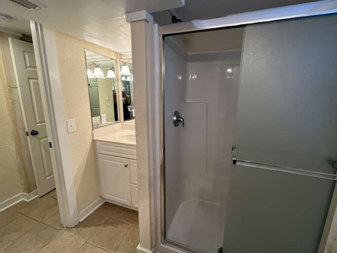ground level bathroom