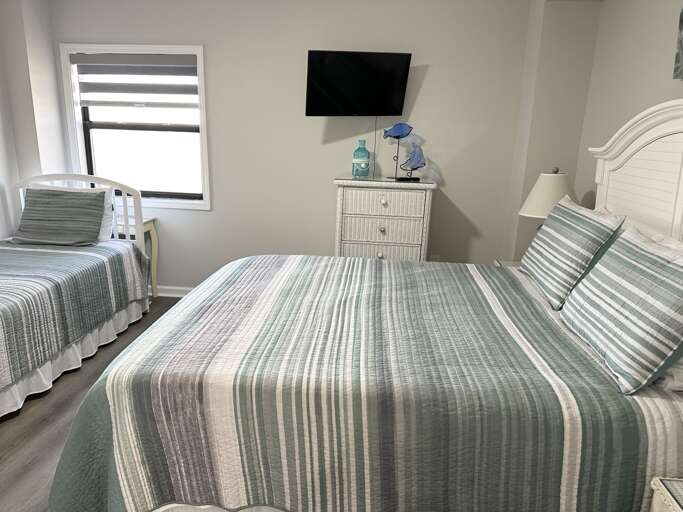 8.  Second Bedroom Queen + Twin + TV