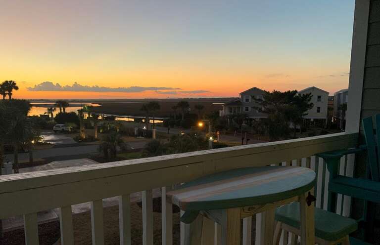 Sunset View from Deck