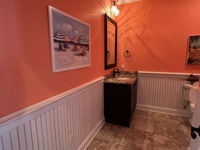 half bath - hallway first floor
