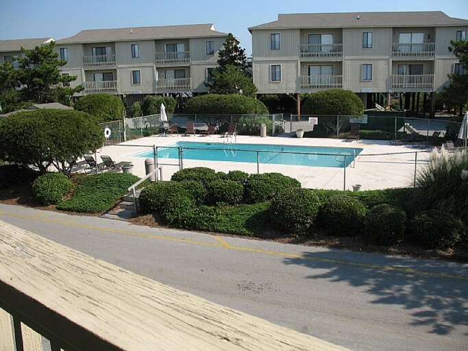 View From Street Side Deck - One of the Pools View From Street Side Deck - One of the Pools