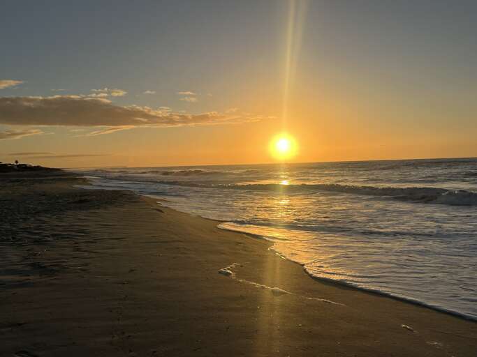 Sunrise at beach