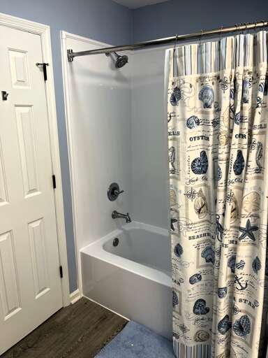 Bathroom 1 - Opens to Bedroom 2 and Hallway