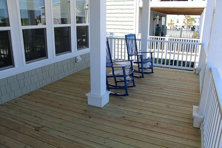 First Floor Deck - Street Side