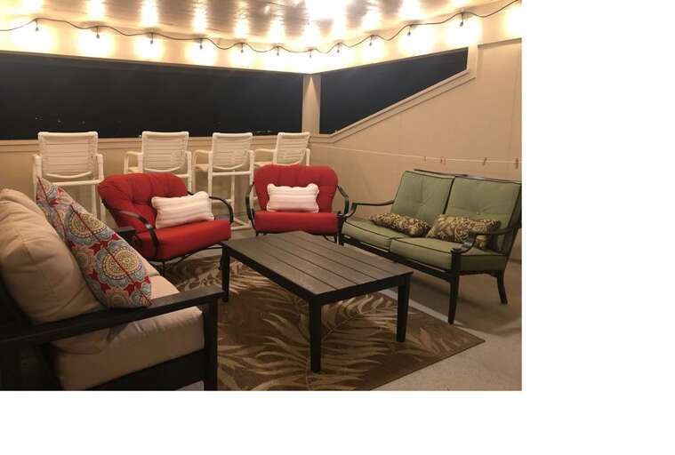 Deck Area Upstairs Streetside