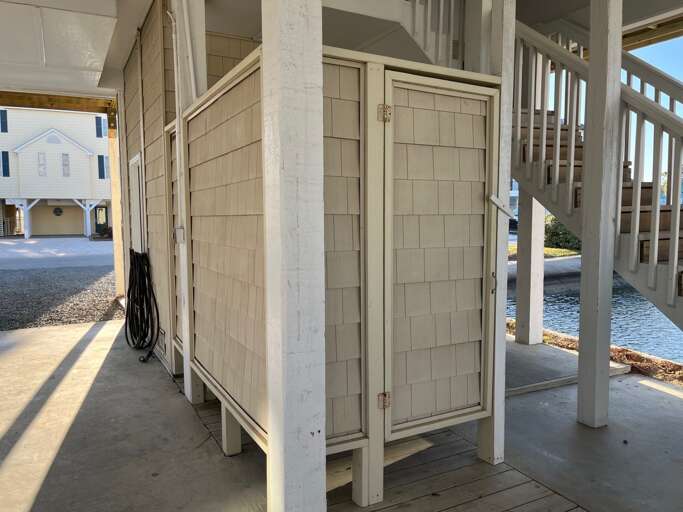 outside shower