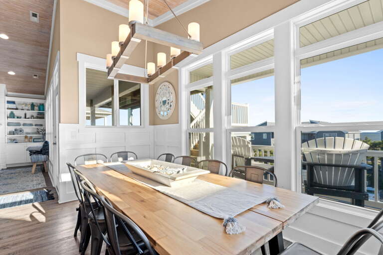 upstairs dining