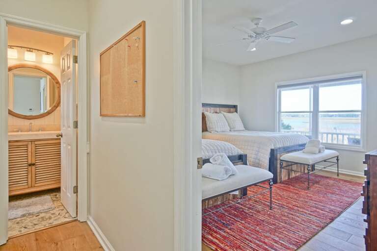 16 bedroom 1 first level and half bath to living area