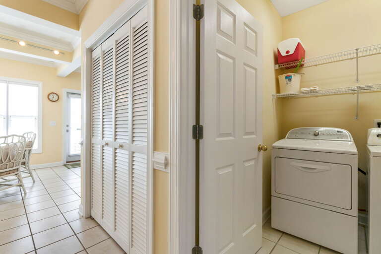 washer and dryer room