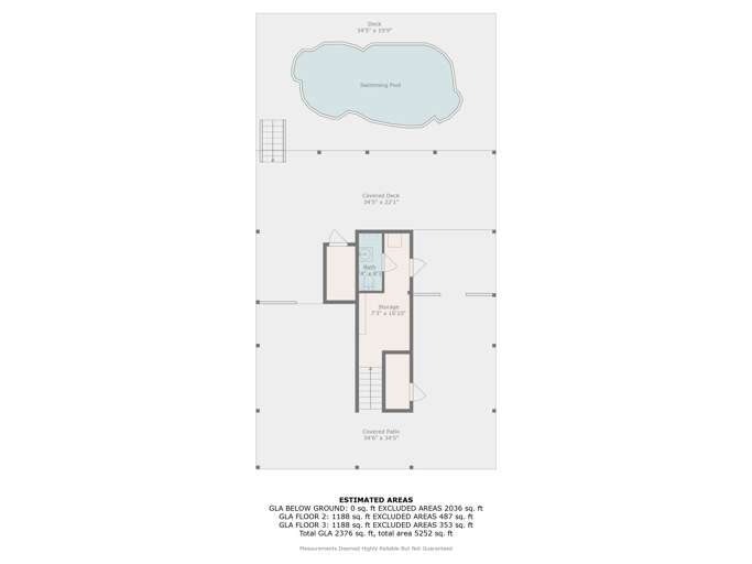48- Floorplan_1 - ground level bathroom available to renters.  Ground level storage is not available to renters