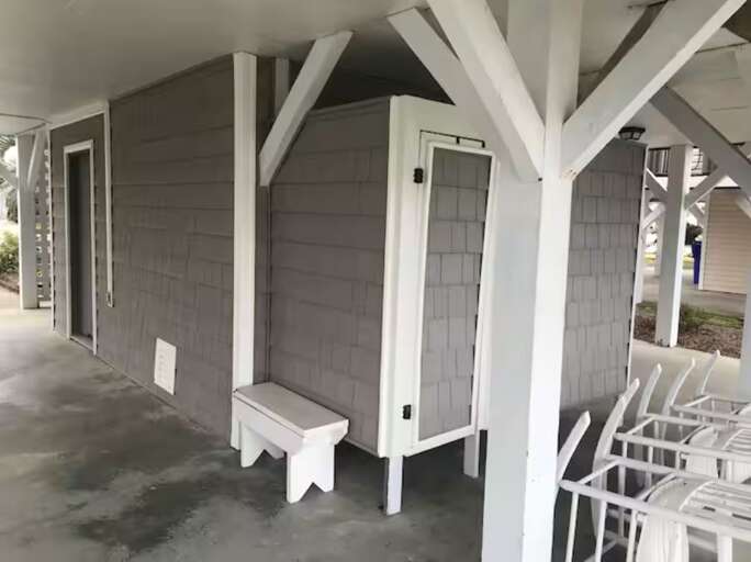 outside shower
