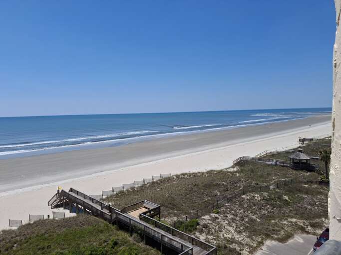 view from balcony