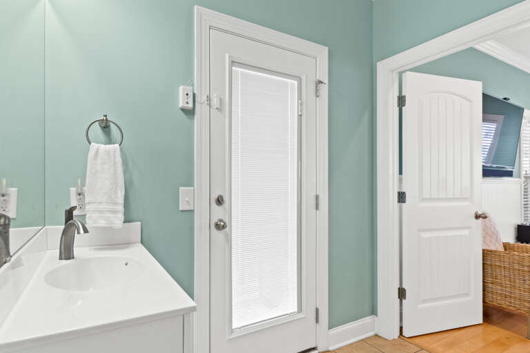 Bathroom - Jack N Jill to living area and bunk room