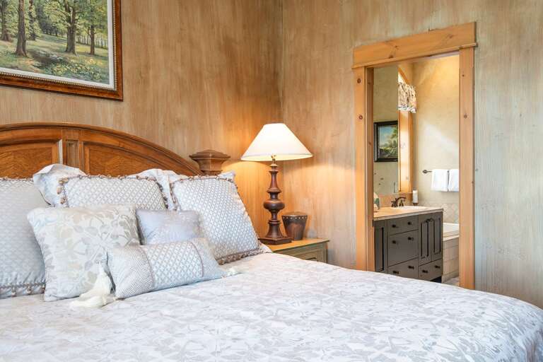 In the Downstairs King Bedroom