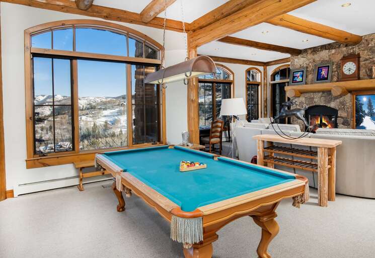 Winter Views Pool table