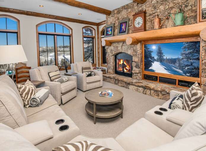 Winter Views from Downstairs Living Area