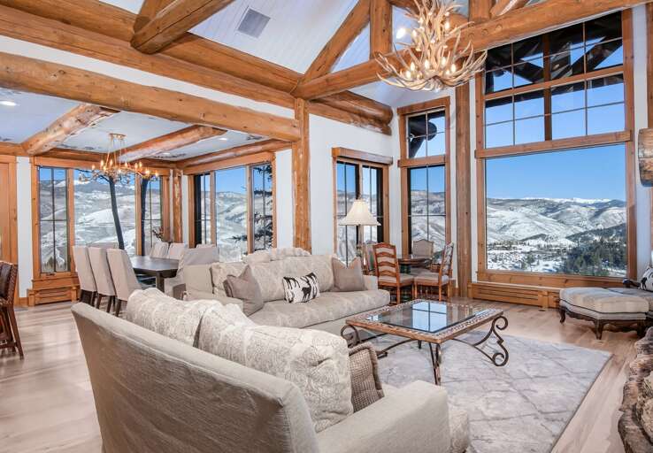 Winter views Living room Downstairs