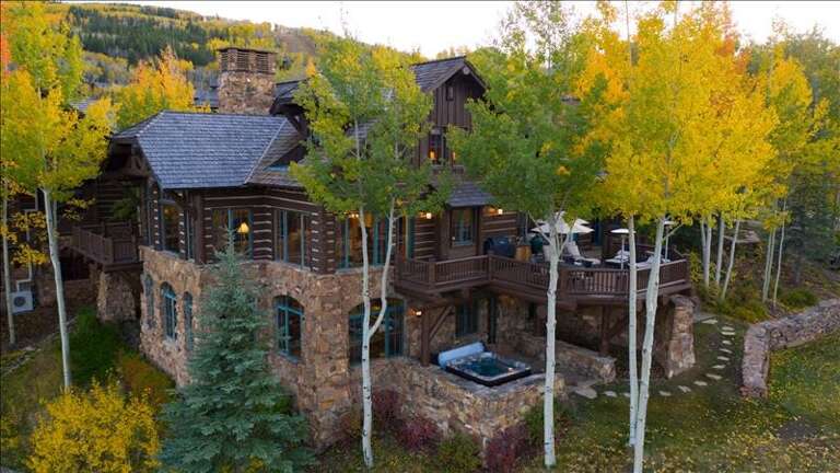 Whole house sides view