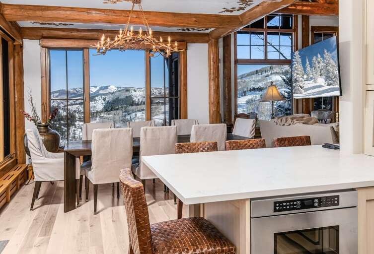 Winter views from the Kitchen